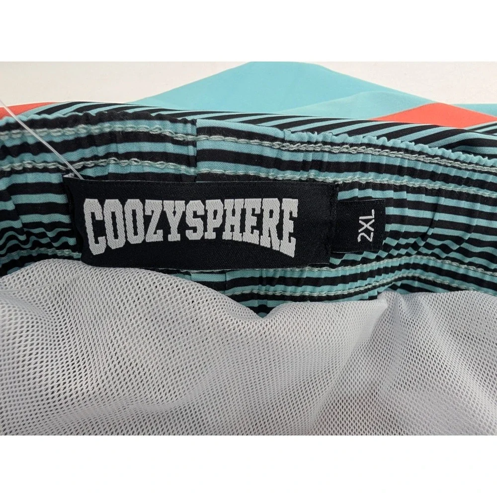 CoozySphere Mesh Lined Boad Shorts Stretch Swim Trunks - Men's size XXL